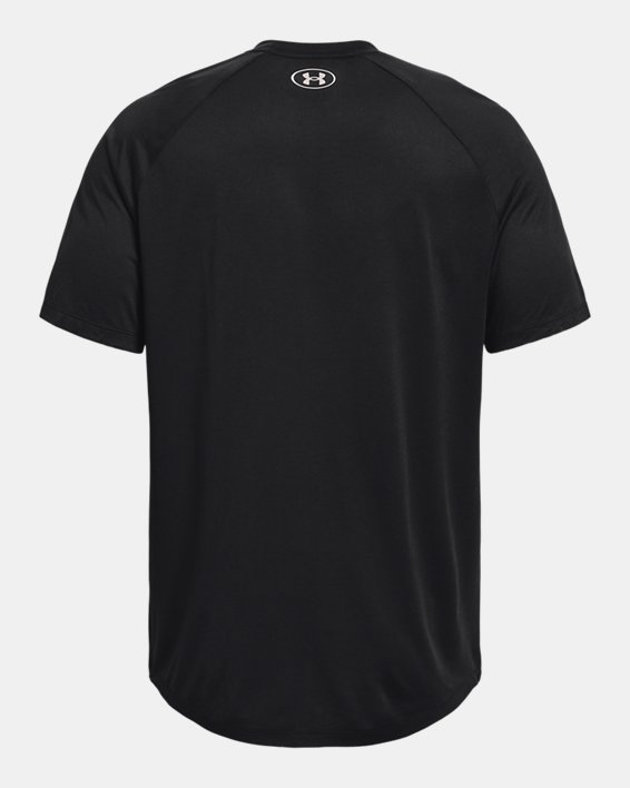 Men's UA Tech™ 2.0 Gradient Short Sleeve in Black image number 5